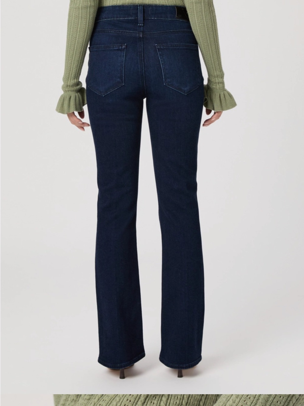 PAIGE Dark Indigo Flare Jeans